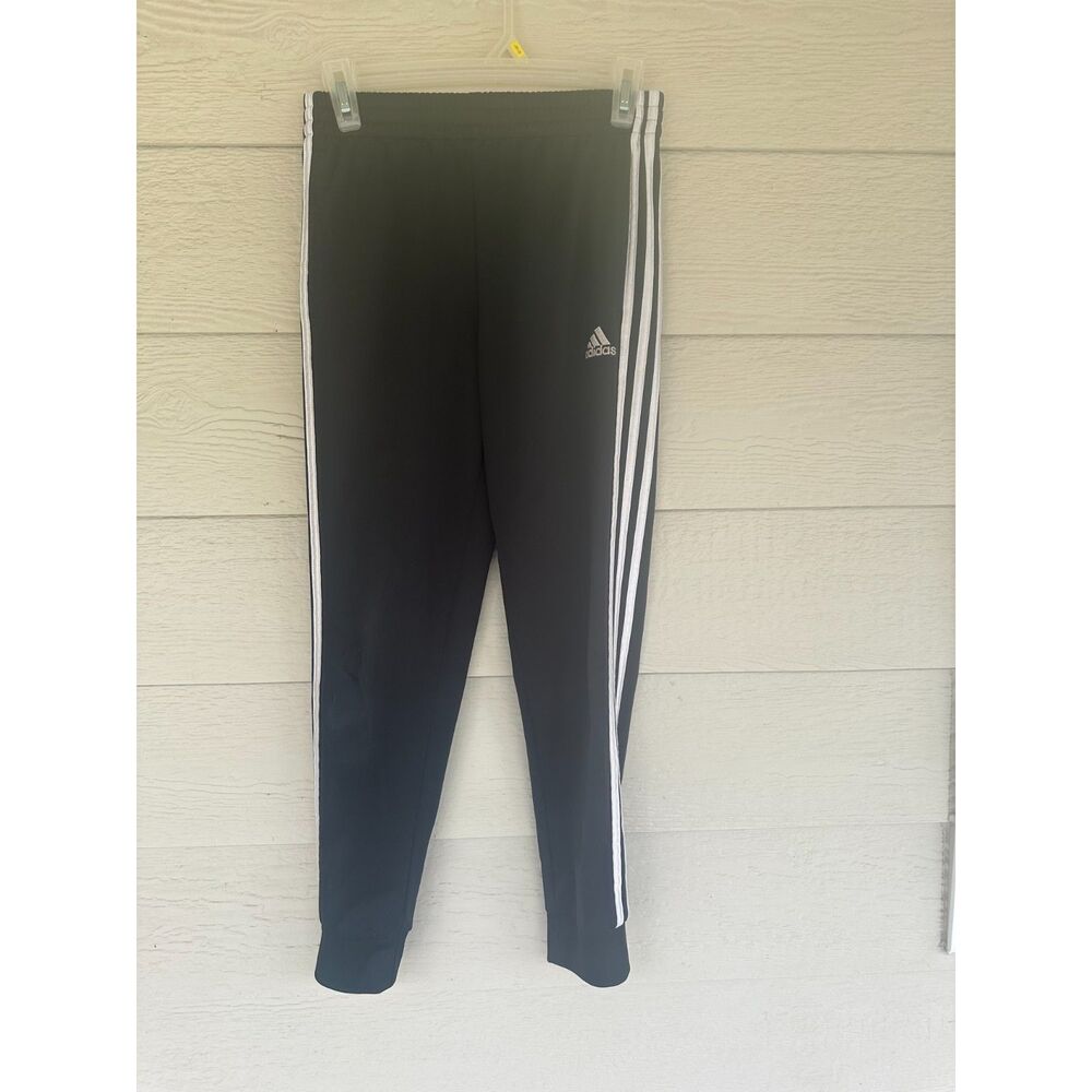 adidas Youth Boys Tiro 3-Stripe Jogger Track Pants Black - Size M (10/12)